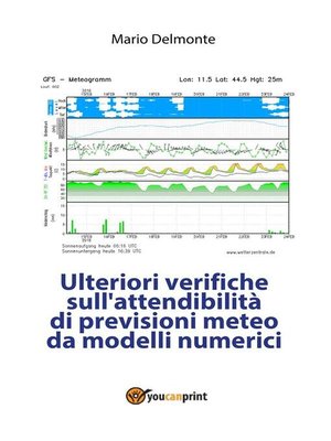 cover image of Ulteriori verifiche sull'attendibilità di previsioni meteo da modelli numerici